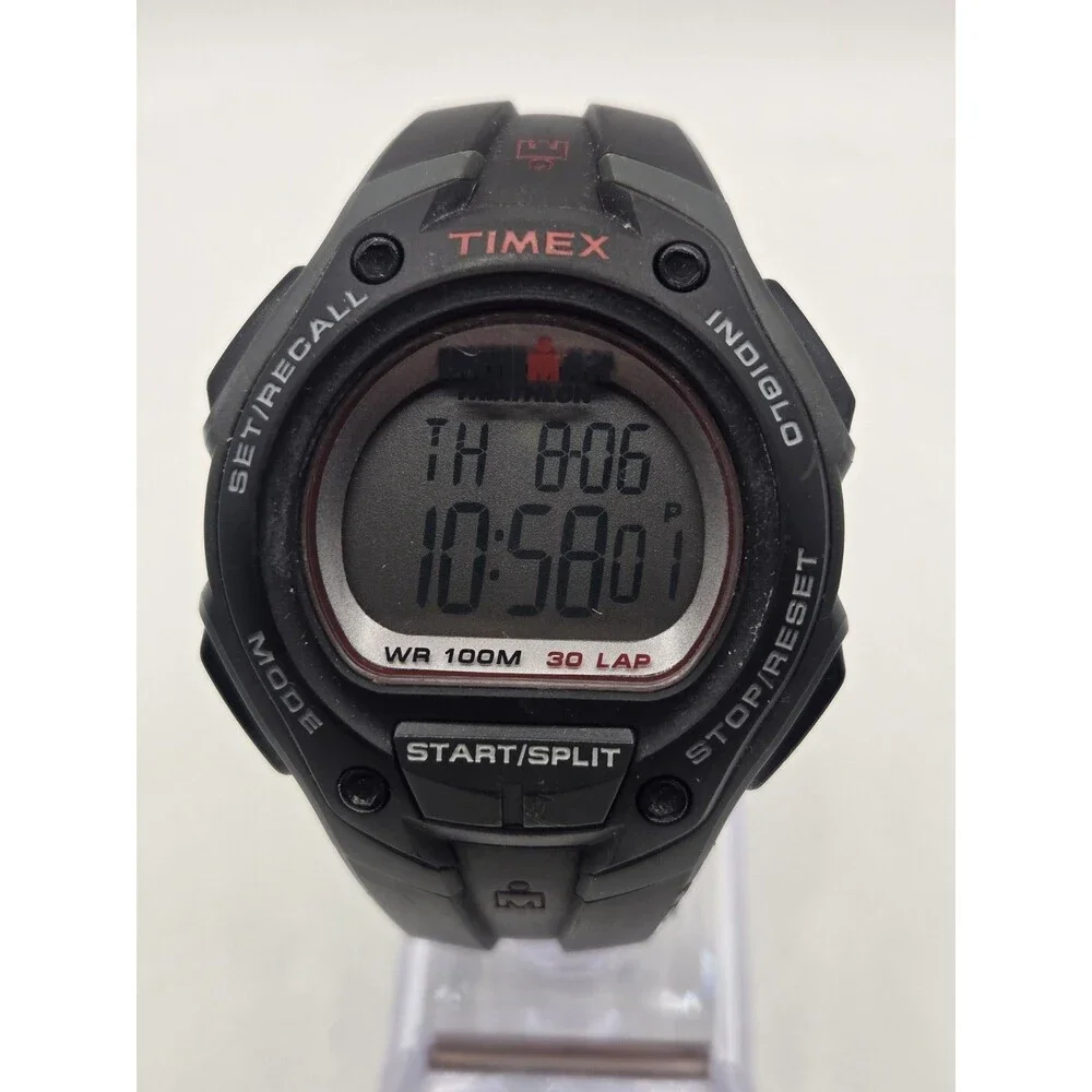 Timex Ironman Classic 30 watch (Model T5K417). 45mm Case. New Battery. Excl. Con